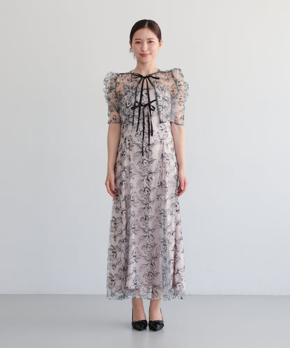 シアーレースボレロセットアップドレス/22325280