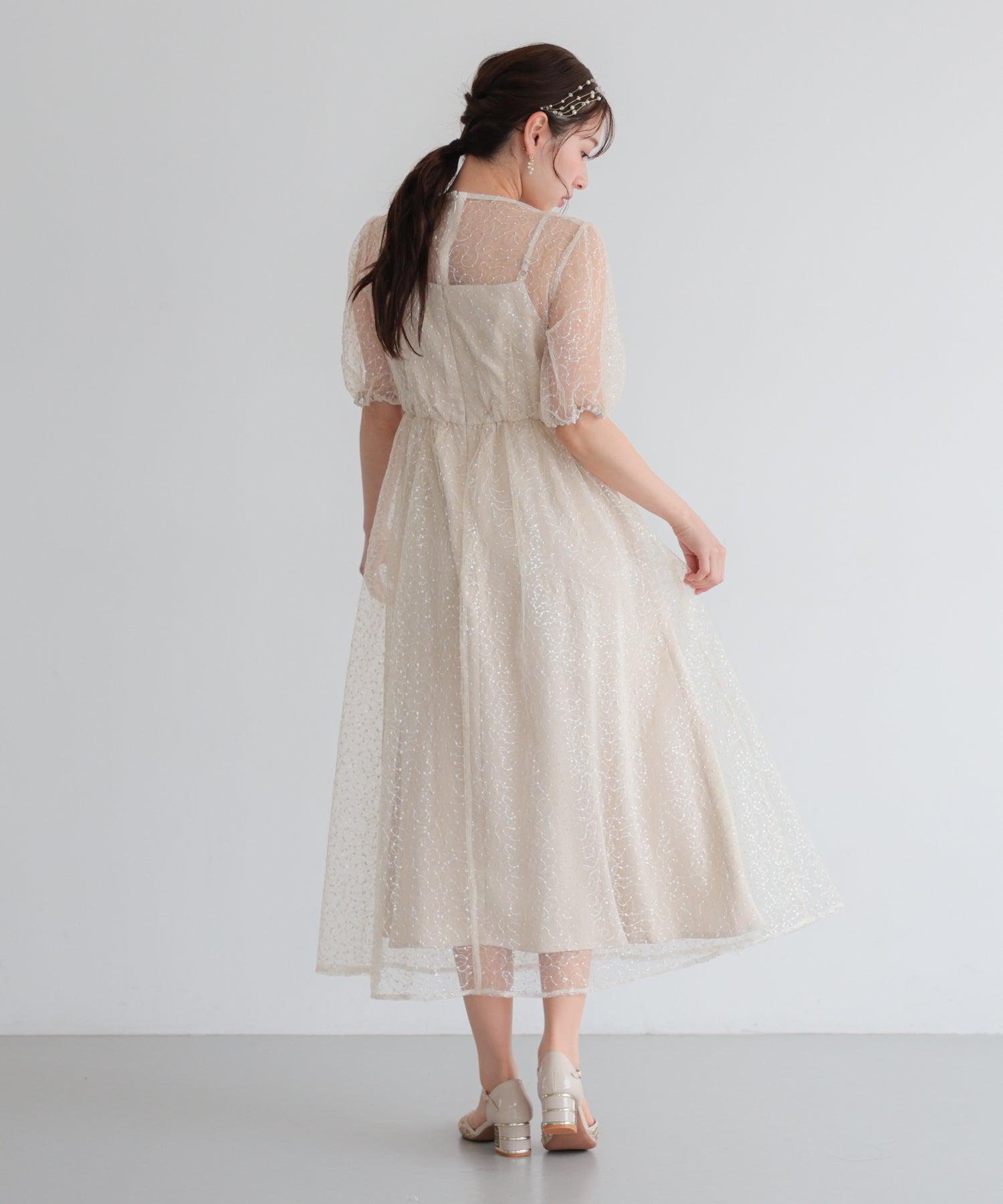 シアースパンコールフレアドレス/22326288