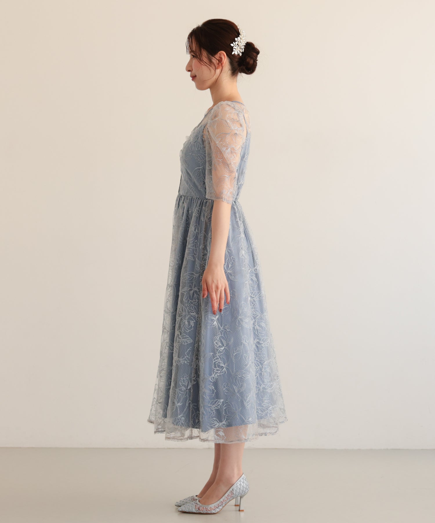 ライトブルー/163cm/Mサイズ着用
