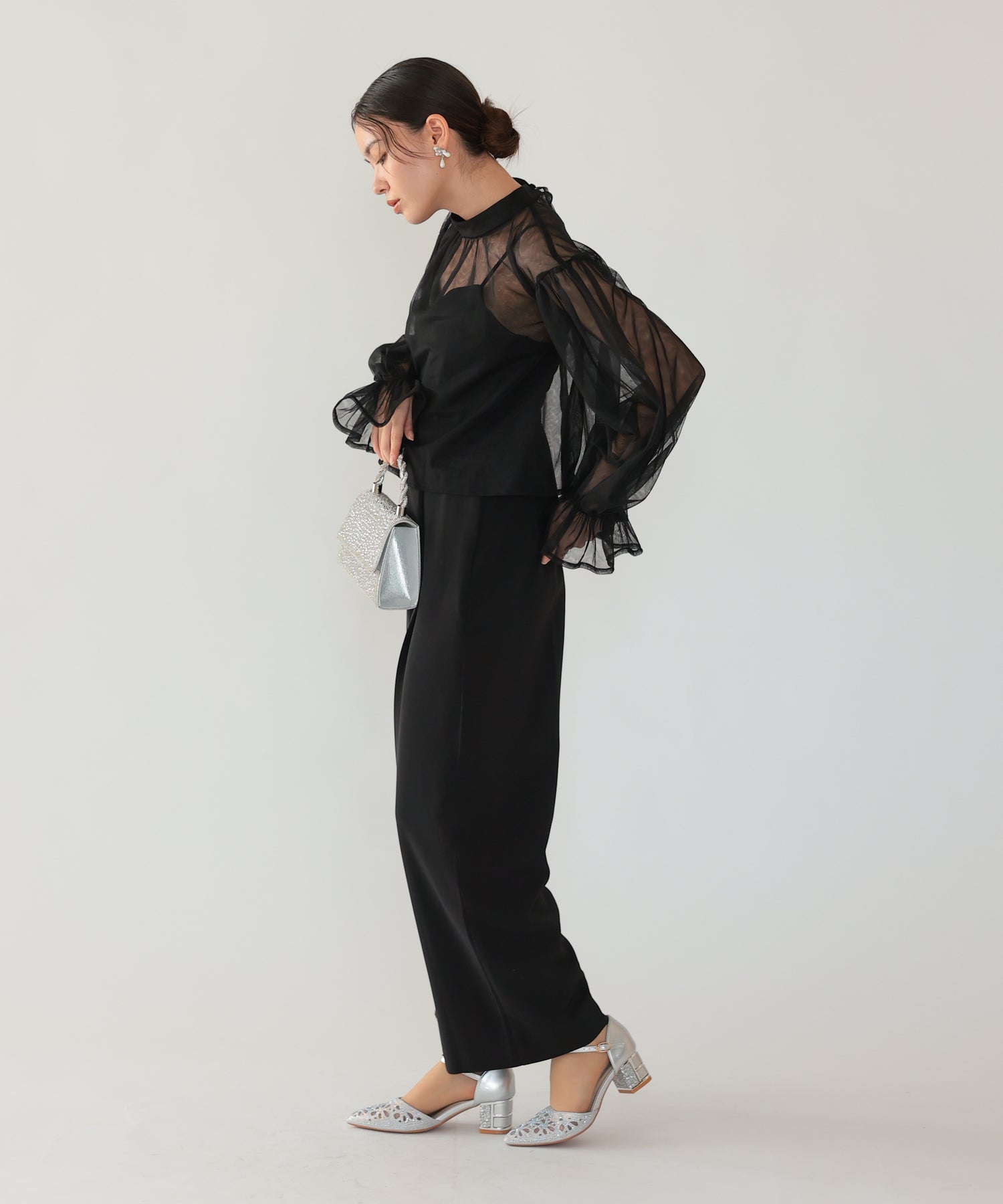 ブラック/164cm/Mサイズ着用