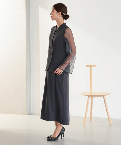 シアーレイヤード2WAYドレスセット/22325283