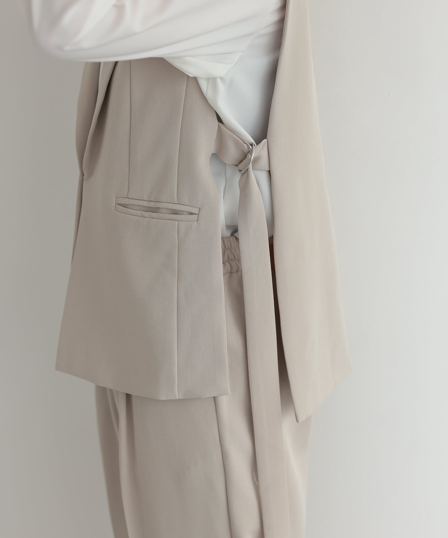 サイドベルトジレセットアップスーツ/22125607