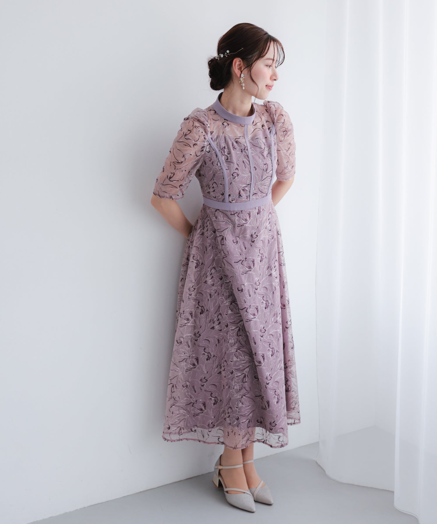 パープル/163cm/Mサイズ