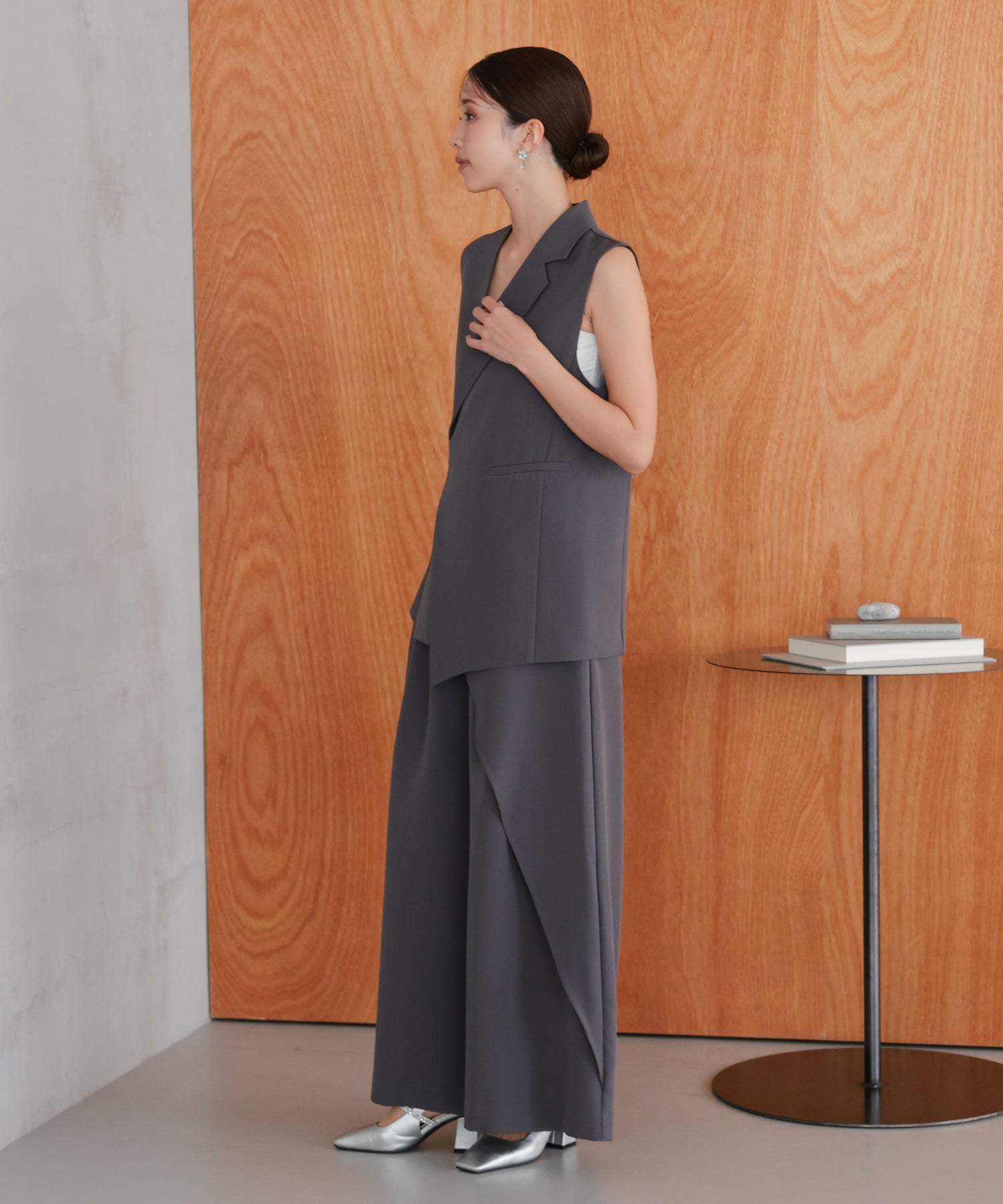 チャコール/162cm/Mサイズ着用