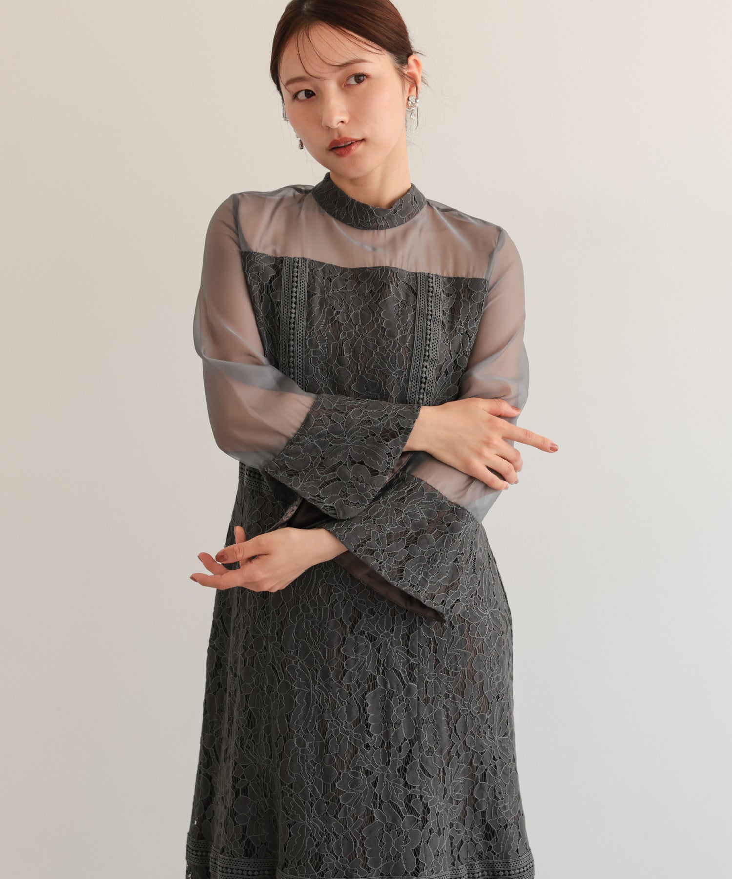 チャコール/163cm/Mサイズ着用