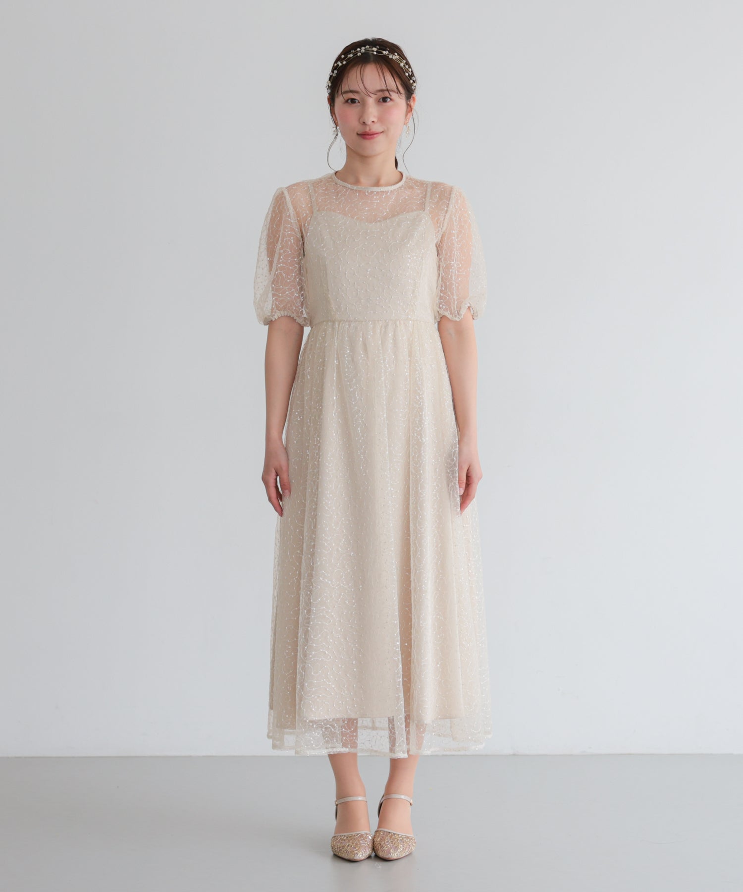 シアースパンコールフレアドレス/22326288