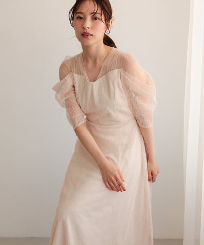 ピンクベージュ/163cm/Mサイズ着用