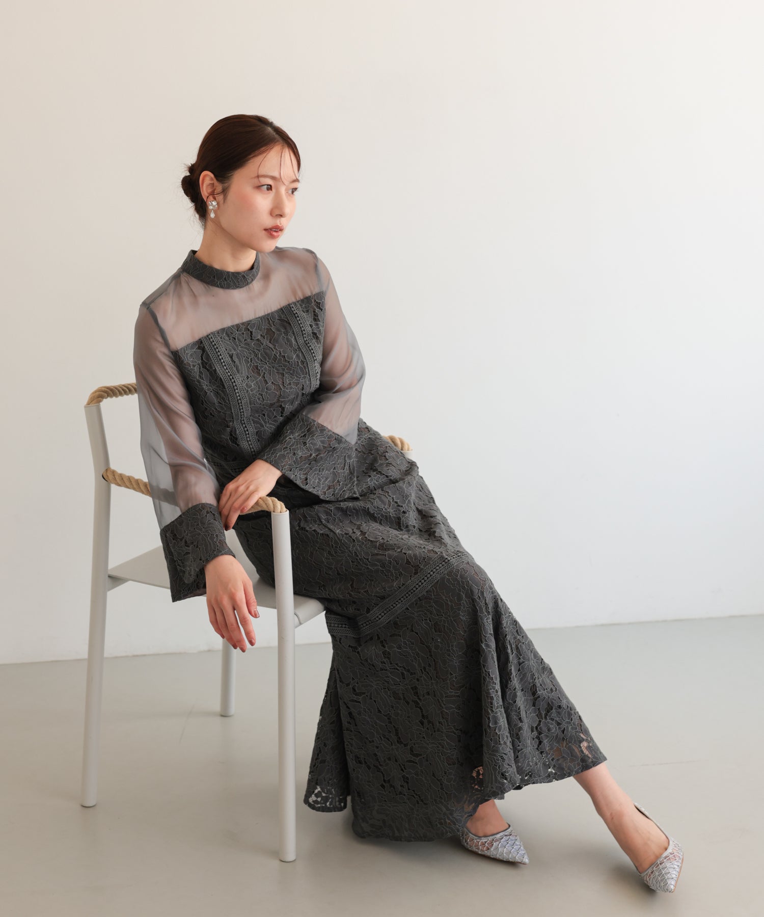 チャコール/163cm/Mサイズ着用