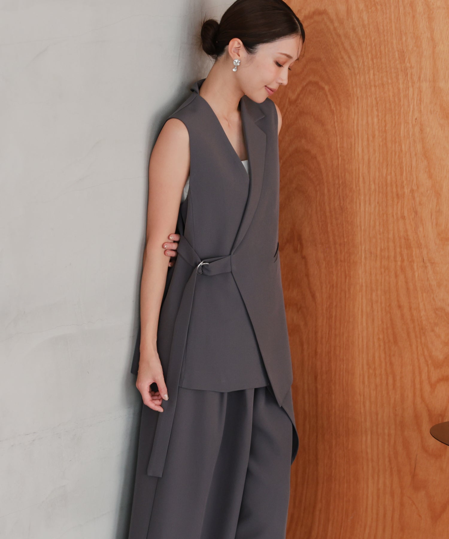 チャコール/162cm/Mサイズ着用