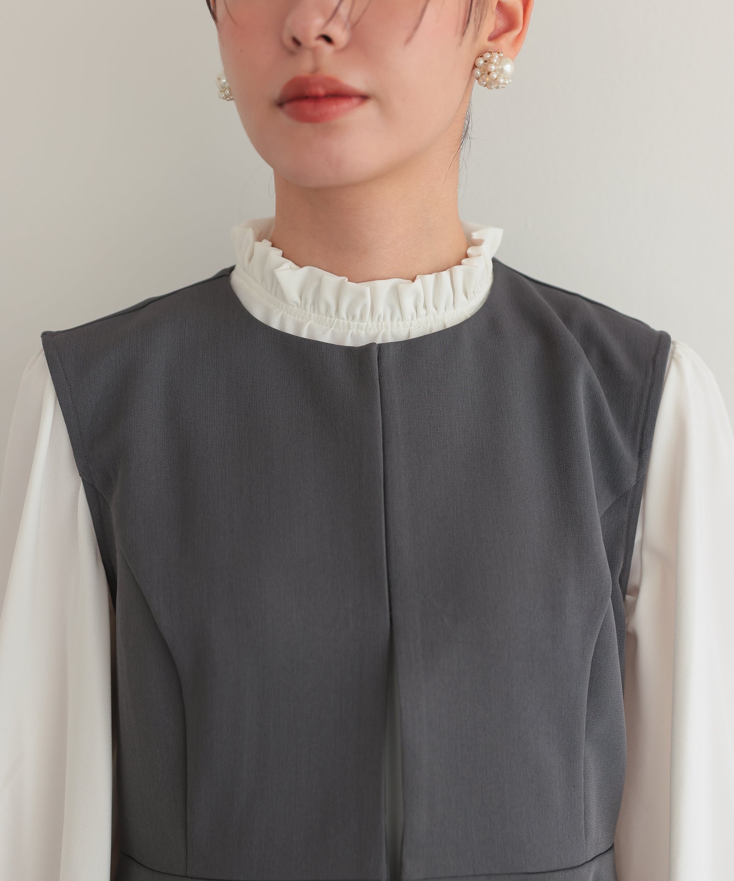 クルーネックベストセットアップスーツ/22125604