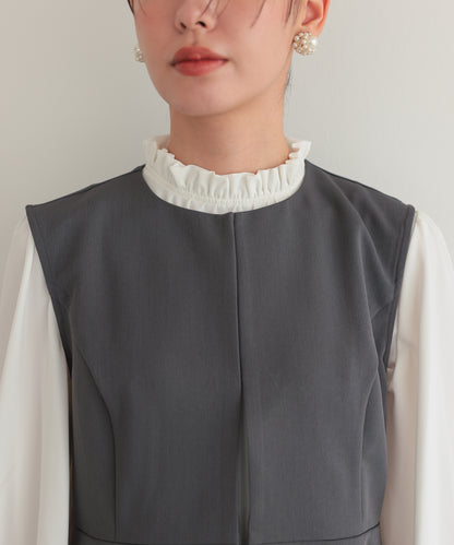 クルーネックベストセットアップスーツ/22125604