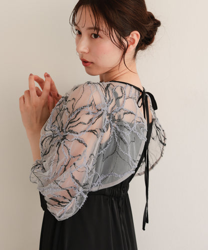 刺繍レースボレロセットドレス/22326294