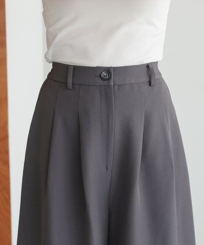 アシンメトリードレープパンツセットアップスーツ/22125609