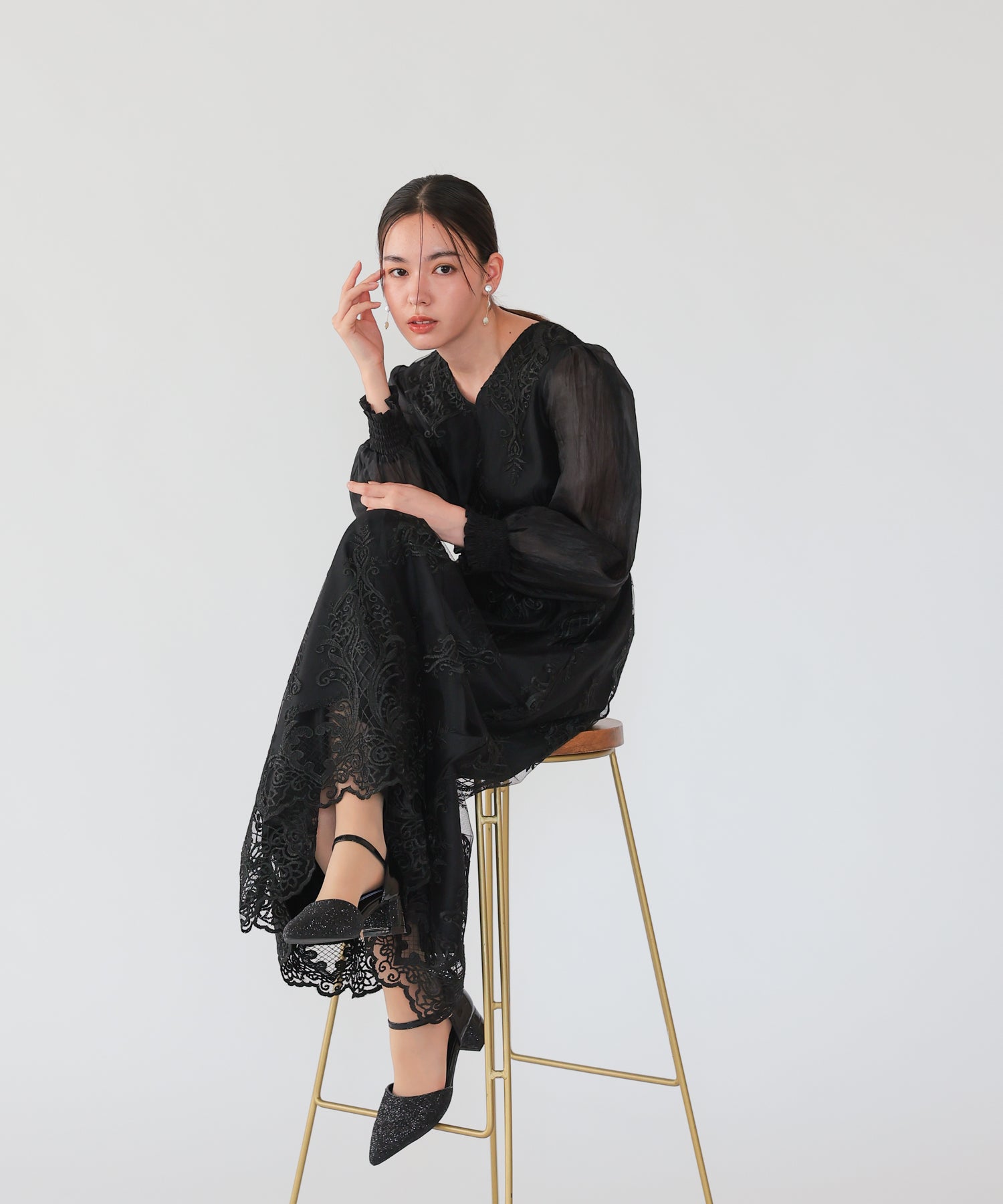 ブラック/164cm/Mサイズ着用