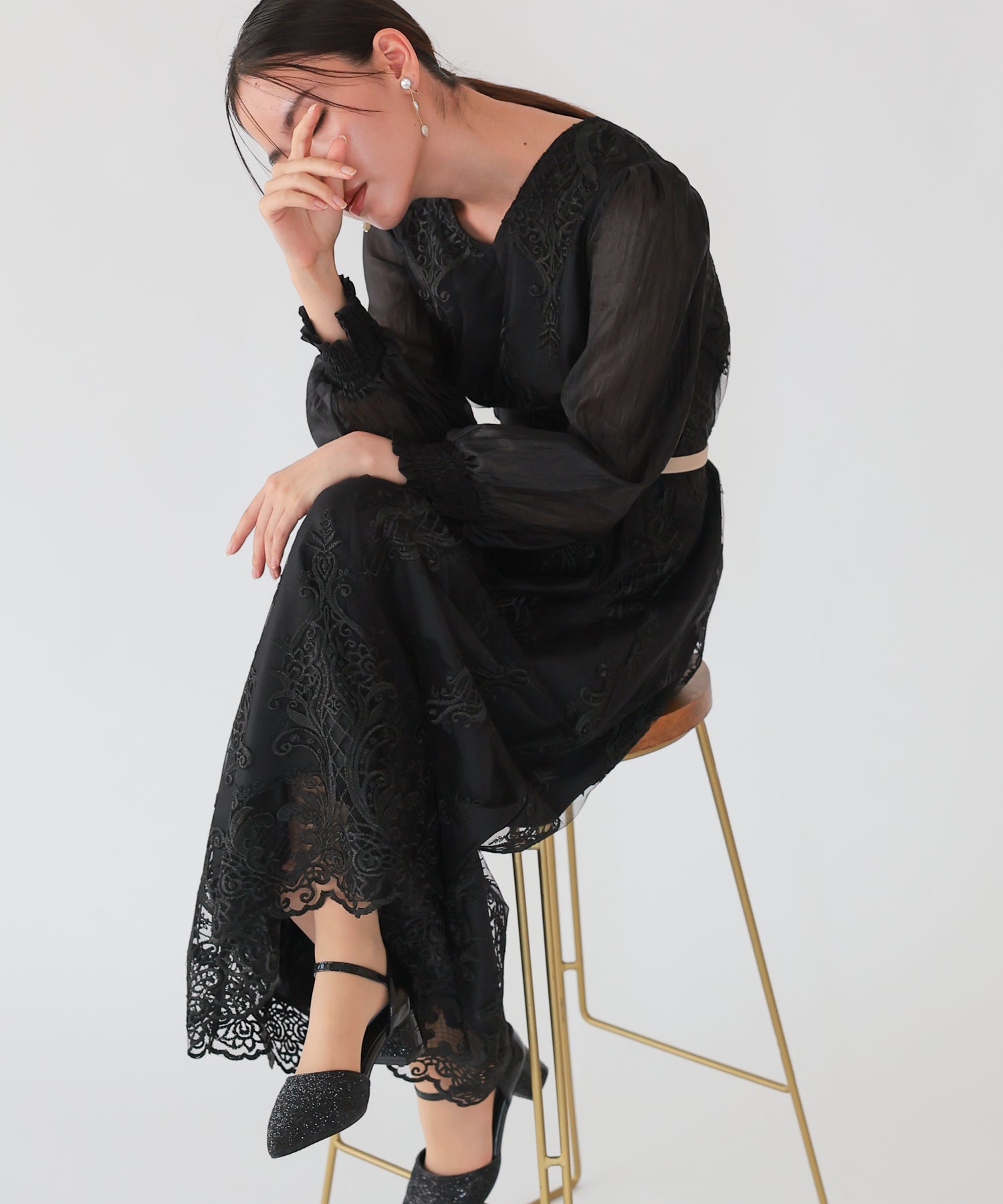 ブラック/164cm/Mサイズ着用