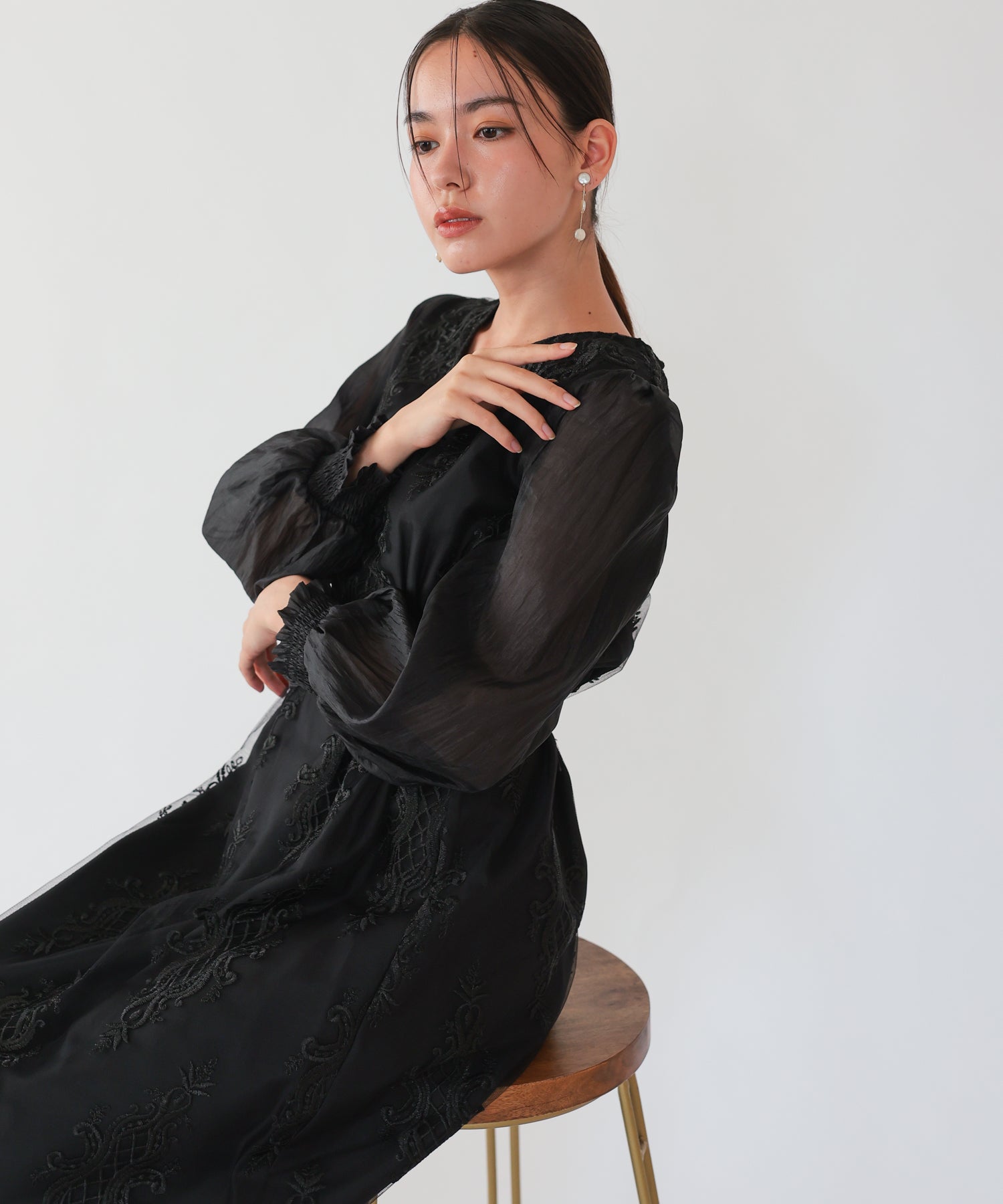 ブラック/164cm/Mサイズ着用