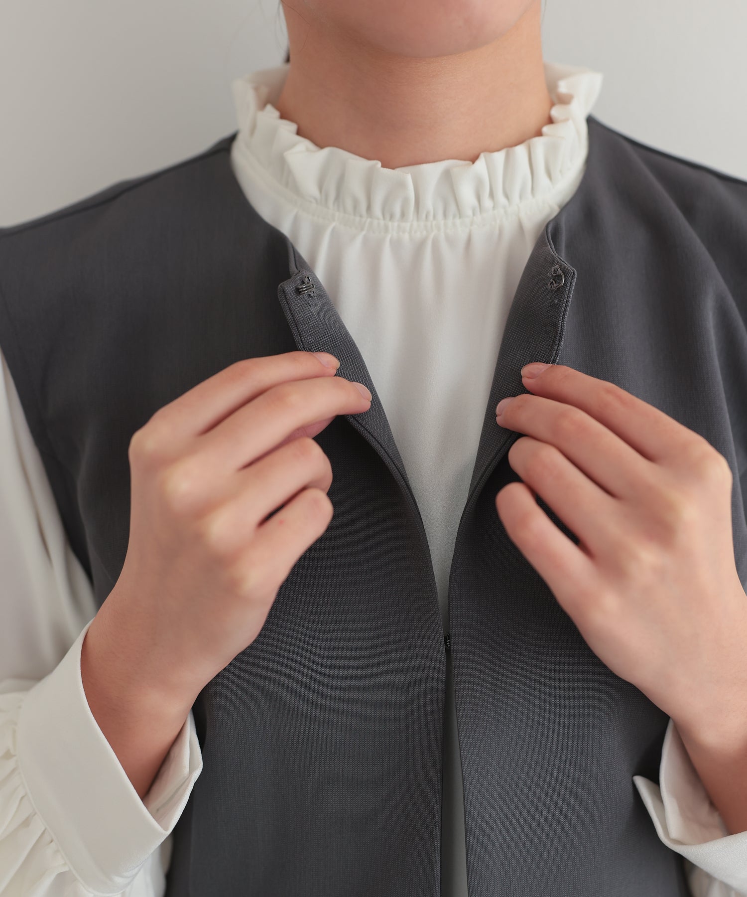 クルーネックベストセットアップスーツ/22125604