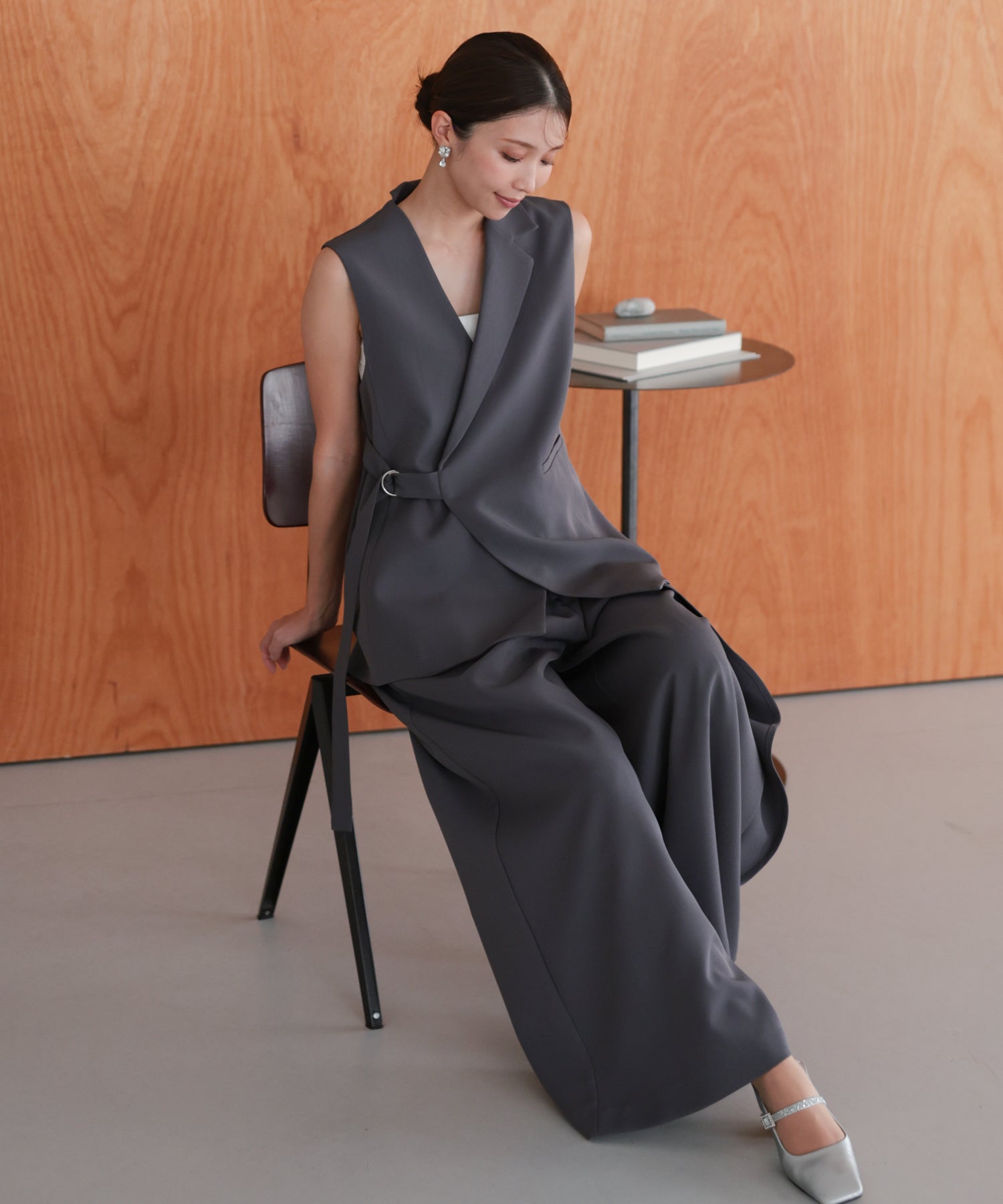 チャコール/162cm/Mサイズ着用