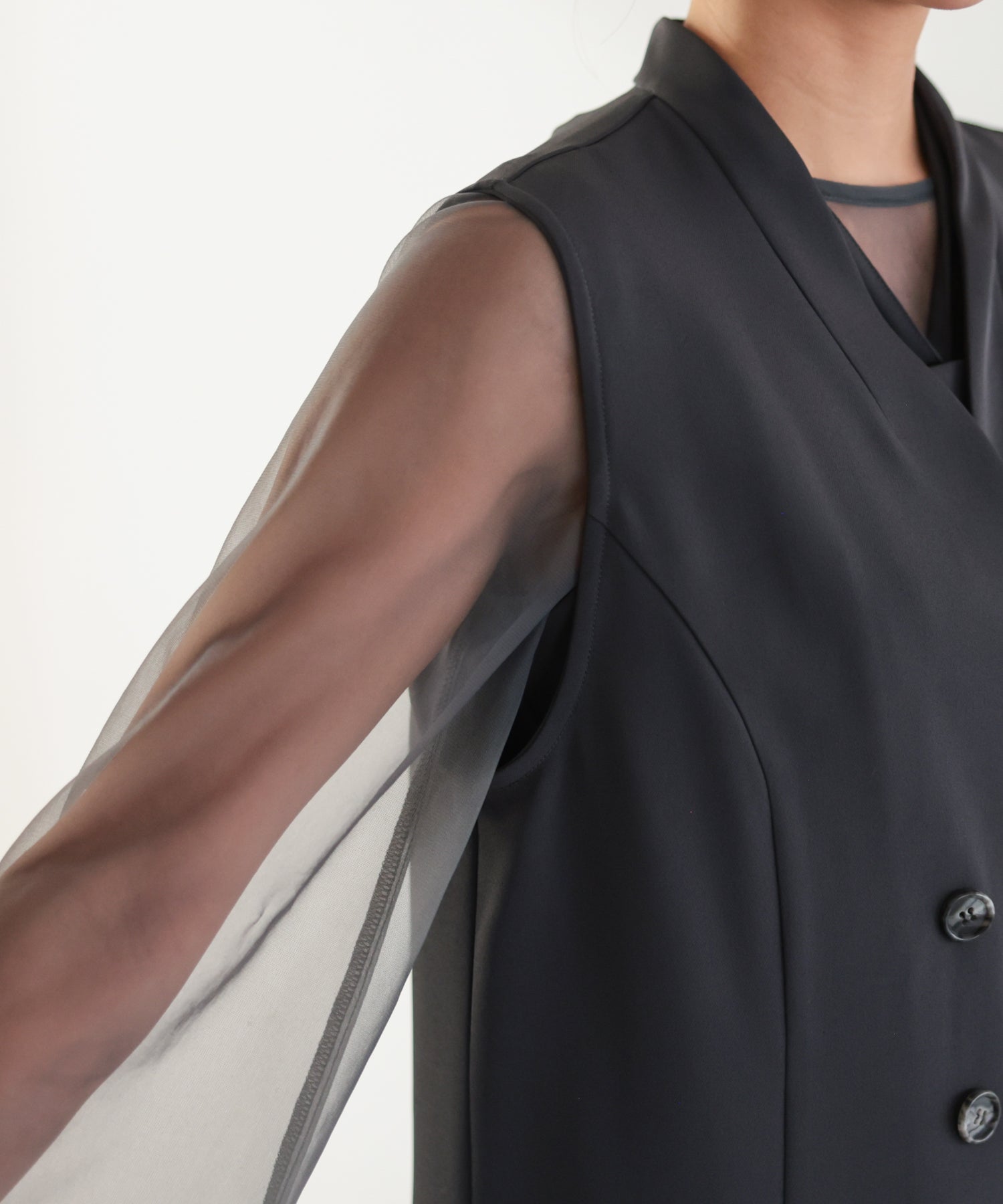 シアーレイヤード2WAYドレスセット/22325283