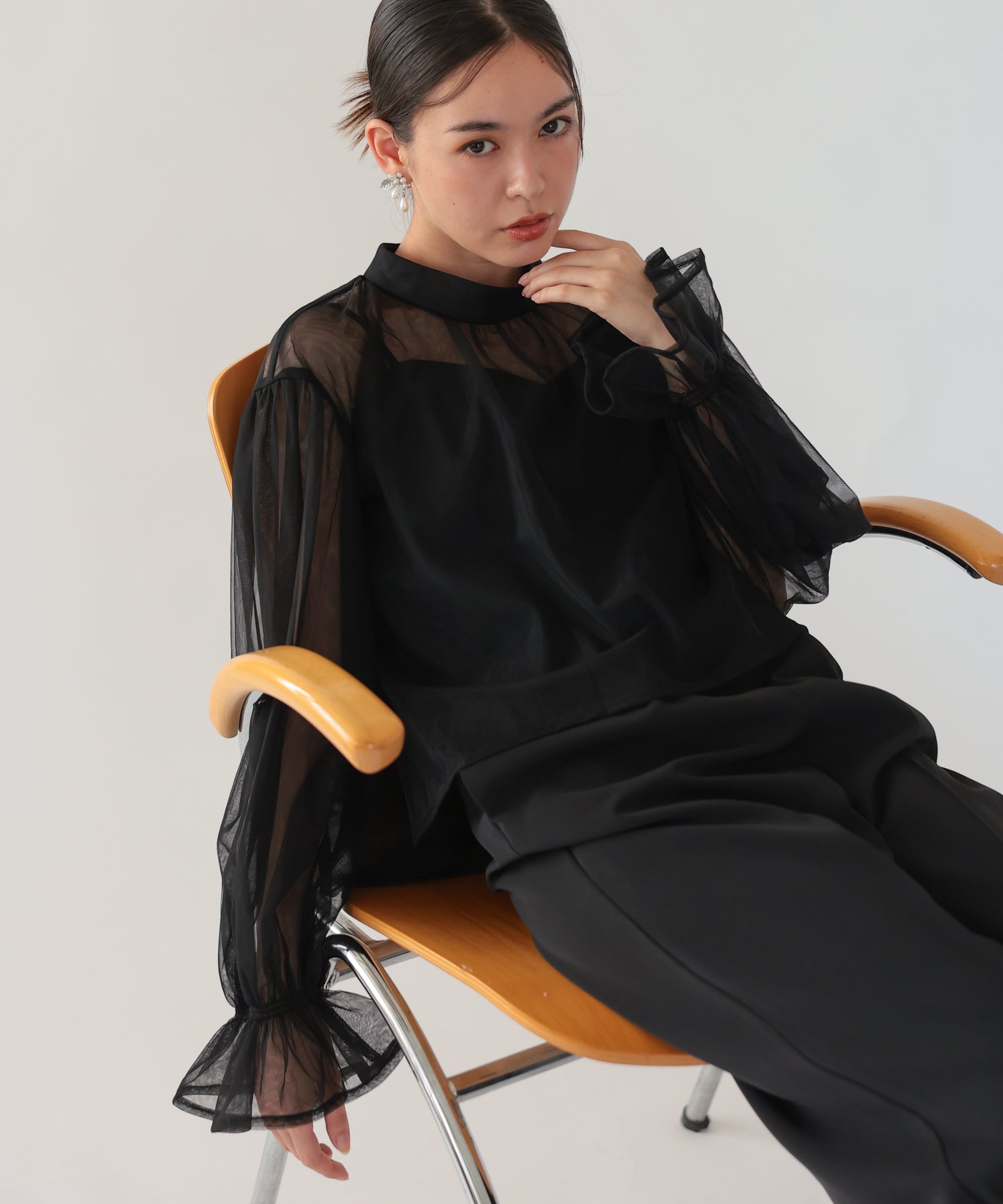 ブラック/164cm/Mサイズ着用