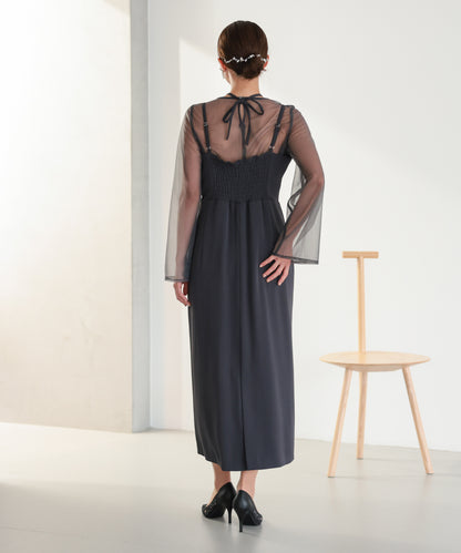 シアーレイヤード2WAYドレスセット/22325283