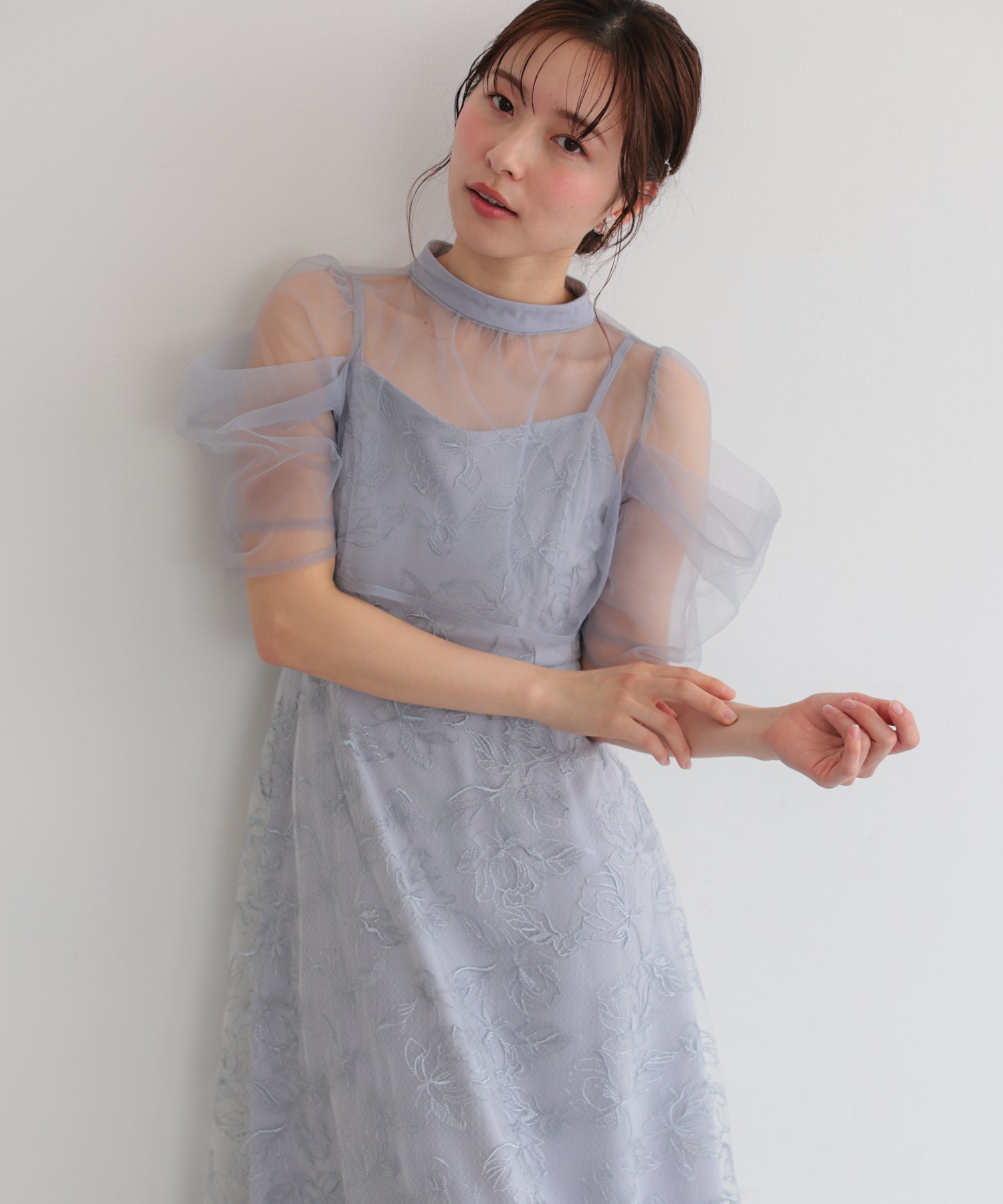 ライトブルー/163cm/Mサイズ着用