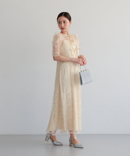 シアーレースボレロセットアップドレス/22325280