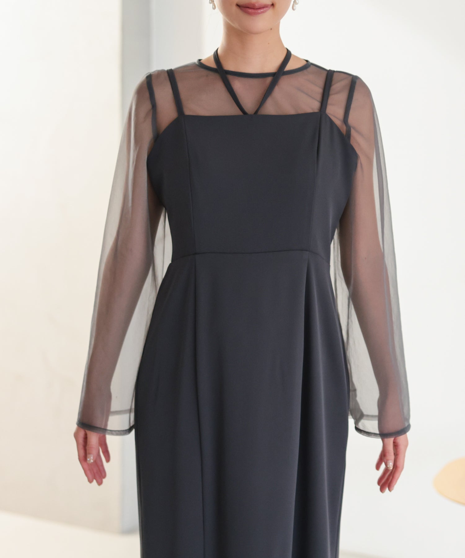 シアーレイヤード2WAYドレスセット/22325283