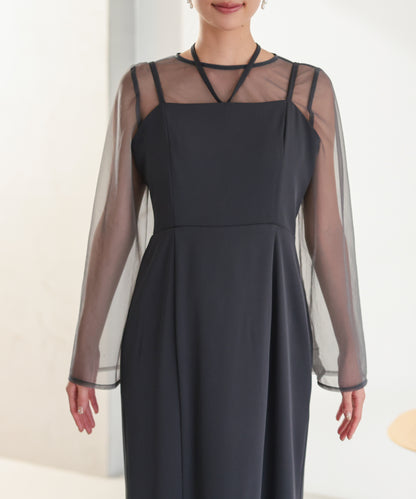 シアーレイヤード2WAYドレスセット/22325283