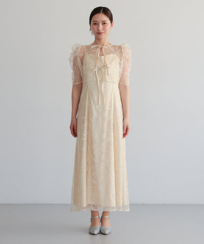 シアーレースボレロセットアップドレス/22325280