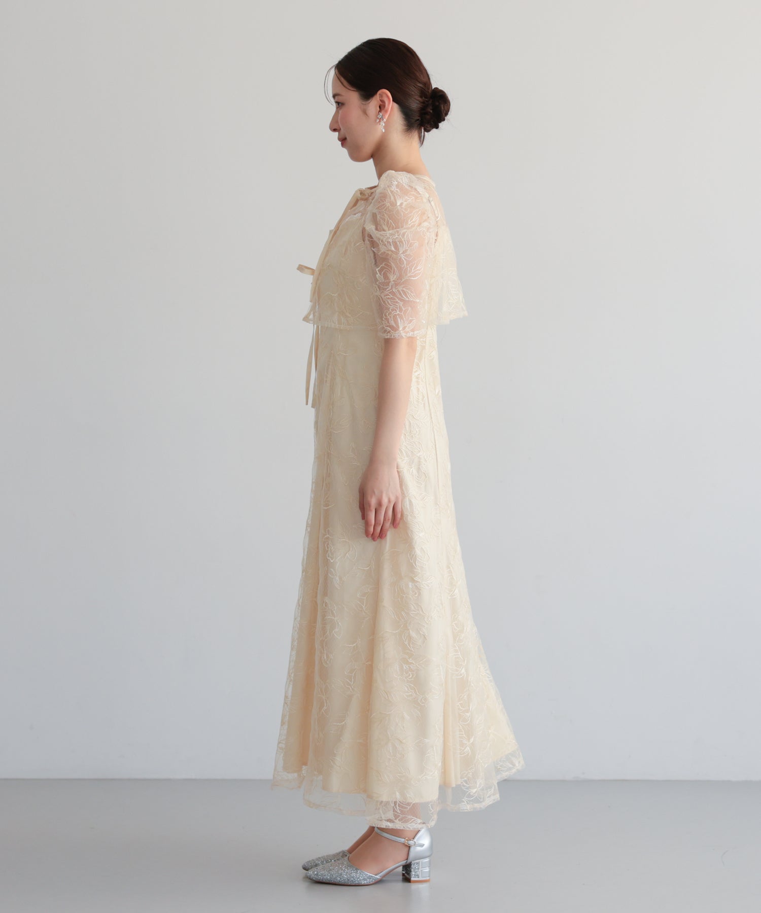 シアーレースボレロセットアップドレス/22325280