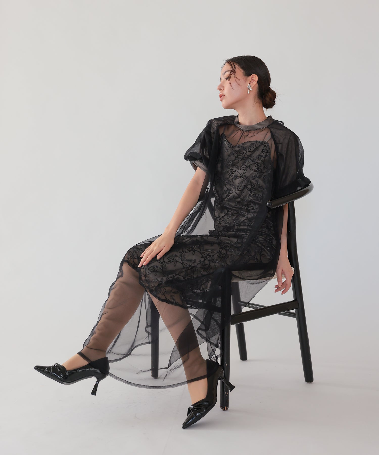 ブラック/164cm/Mサイズ着用