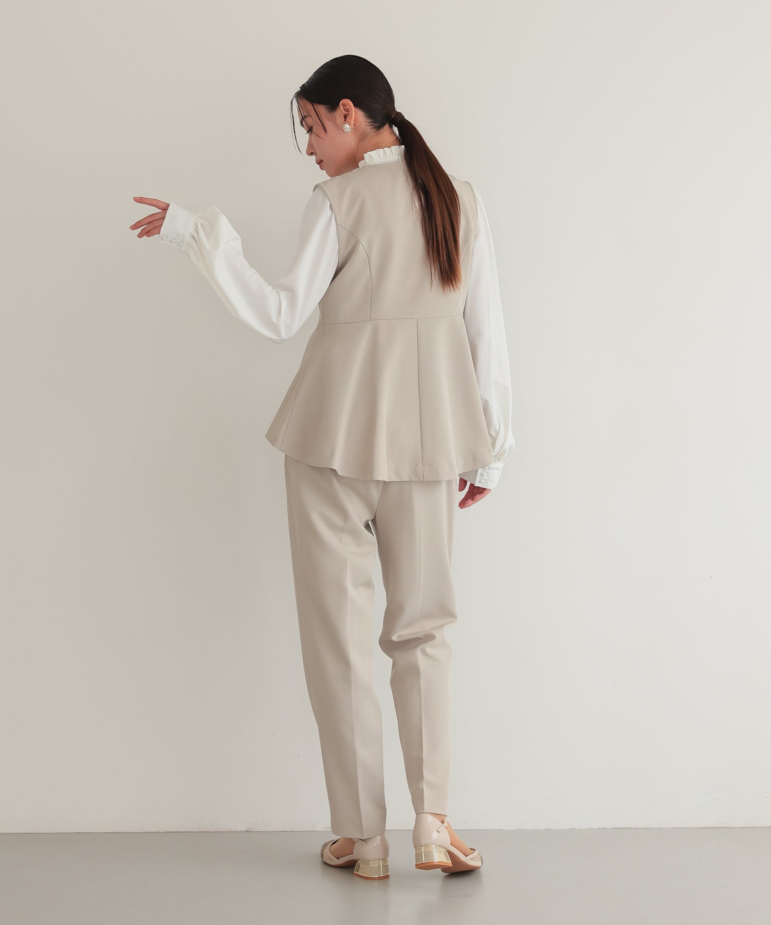 クルーネックベストセットアップスーツ/22125604