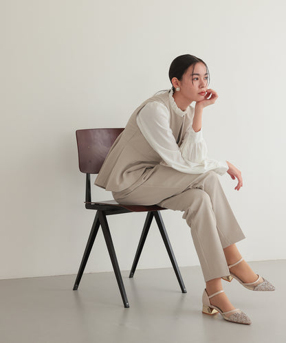 クルーネックベストセットアップスーツ/22125604