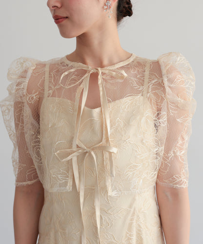 シアーレースボレロセットアップドレス/22325280