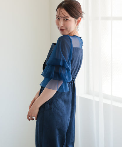 ネイビー/163cm/Mサイズ着用