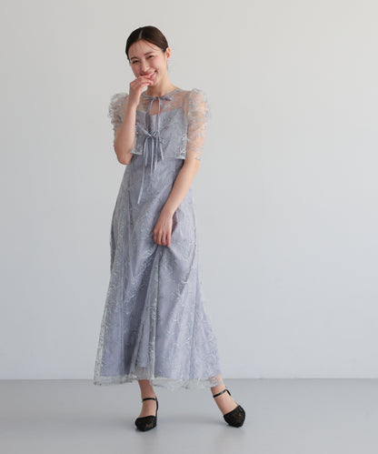 シアーレースボレロセットアップドレス/22325280