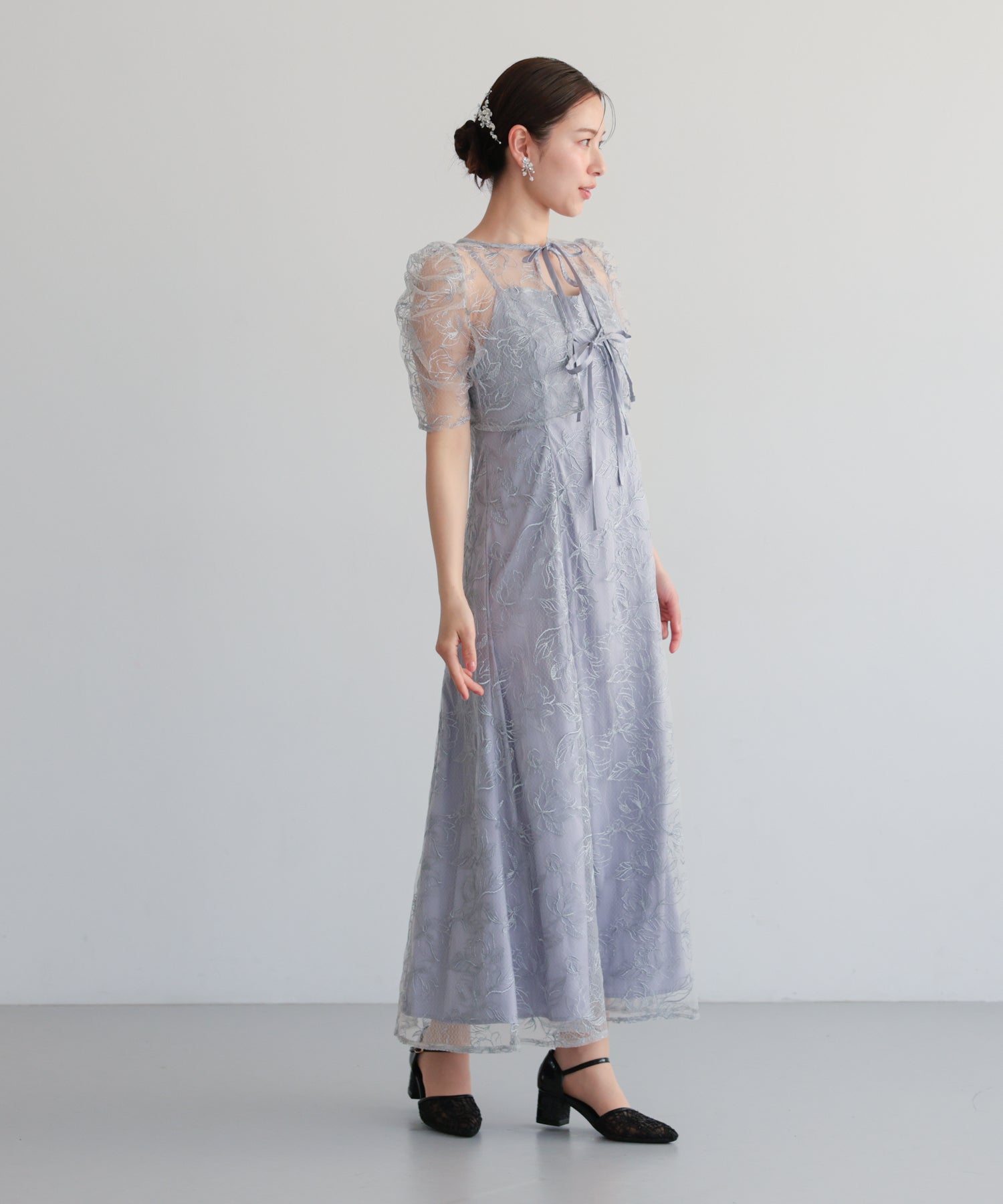 シアーレースボレロセットアップドレス/22325280