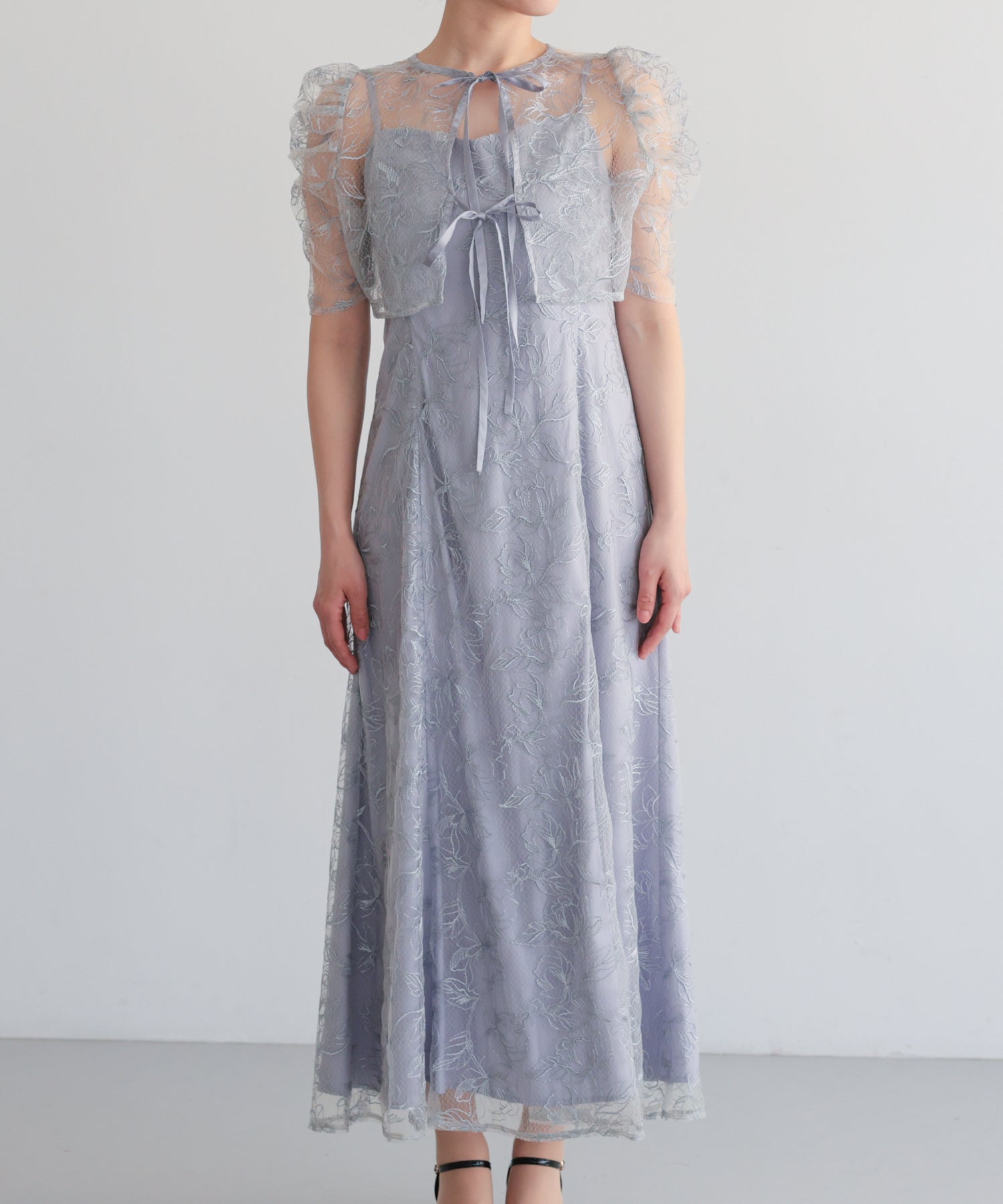 シアーレースボレロセットアップドレス/22325280