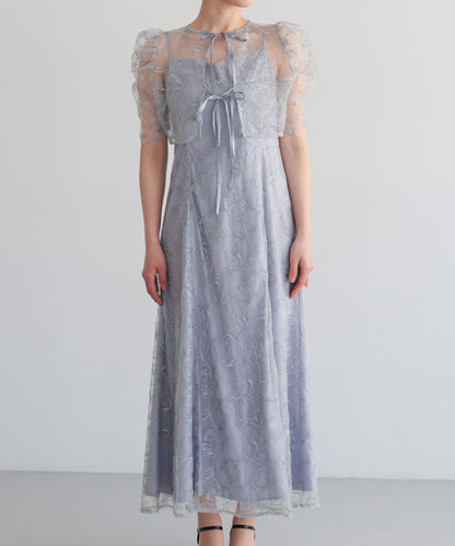 シアーレースボレロセットアップドレス/22325280