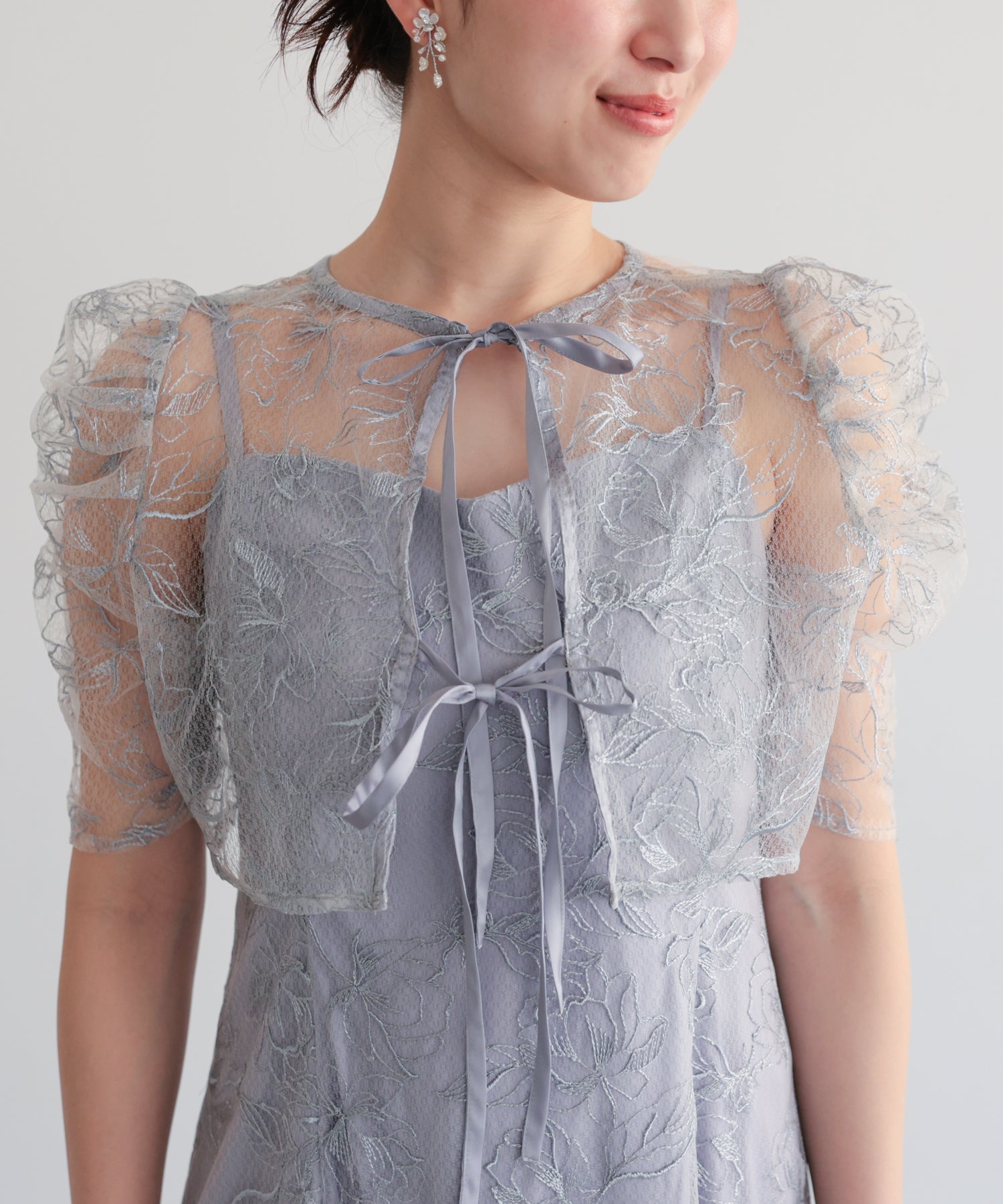 シアーレースボレロセットアップドレス/22325280