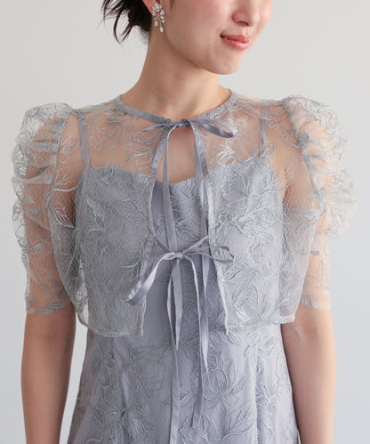 シアーレースボレロセットアップドレス/22325280