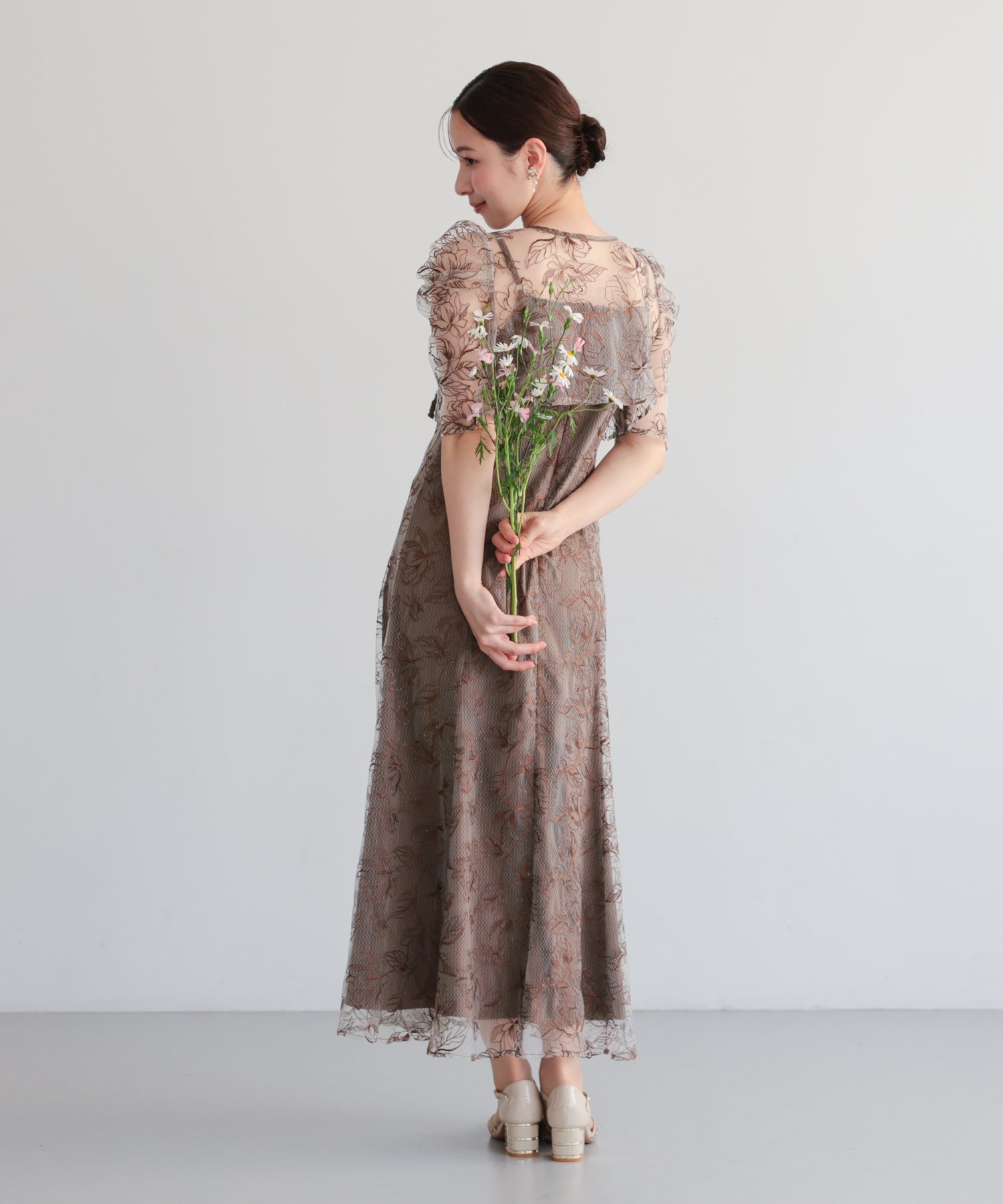 シアーレースボレロセットアップドレス/22325280