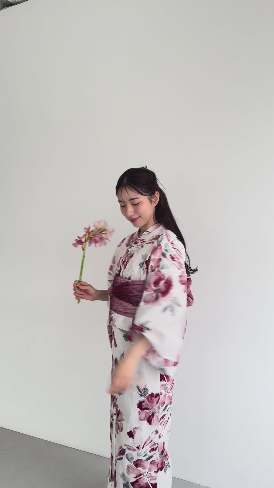 浴衣　秋桜③/FA-26-048