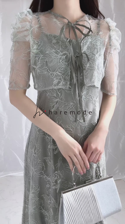 シアーレースボレロセットアップドレス/22325280