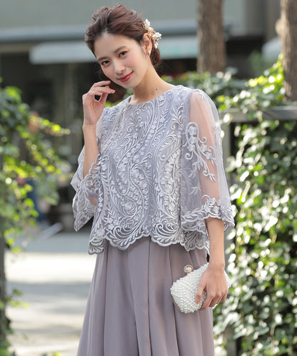 ラウンドネックワイドパンツセットアップ/319096