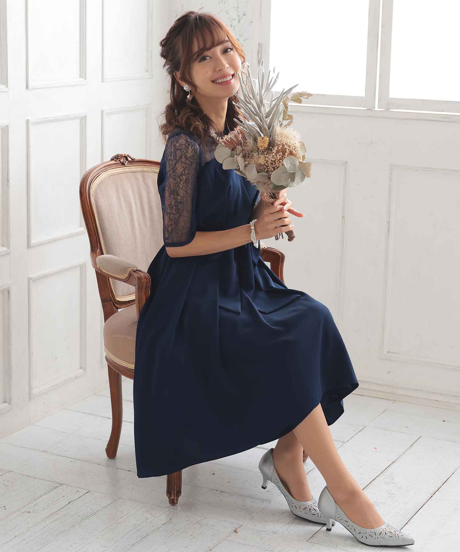 フィッシュテールリボンドレス/22320131