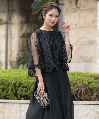 ラウンドネックワイドパンツセットアップ/319096