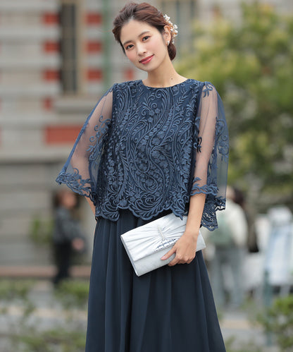 ラウンドネックワイドパンツセットアップ/319096