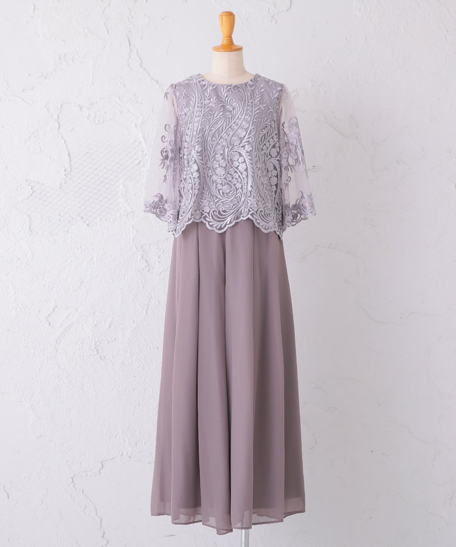 ラウンドネックワイドパンツセットアップ/319096